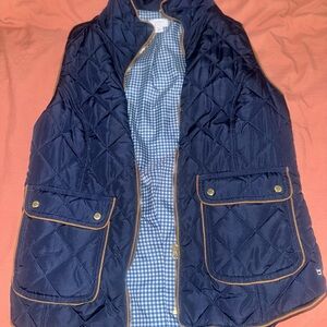 Crown & ivy Vest with Brown Accents